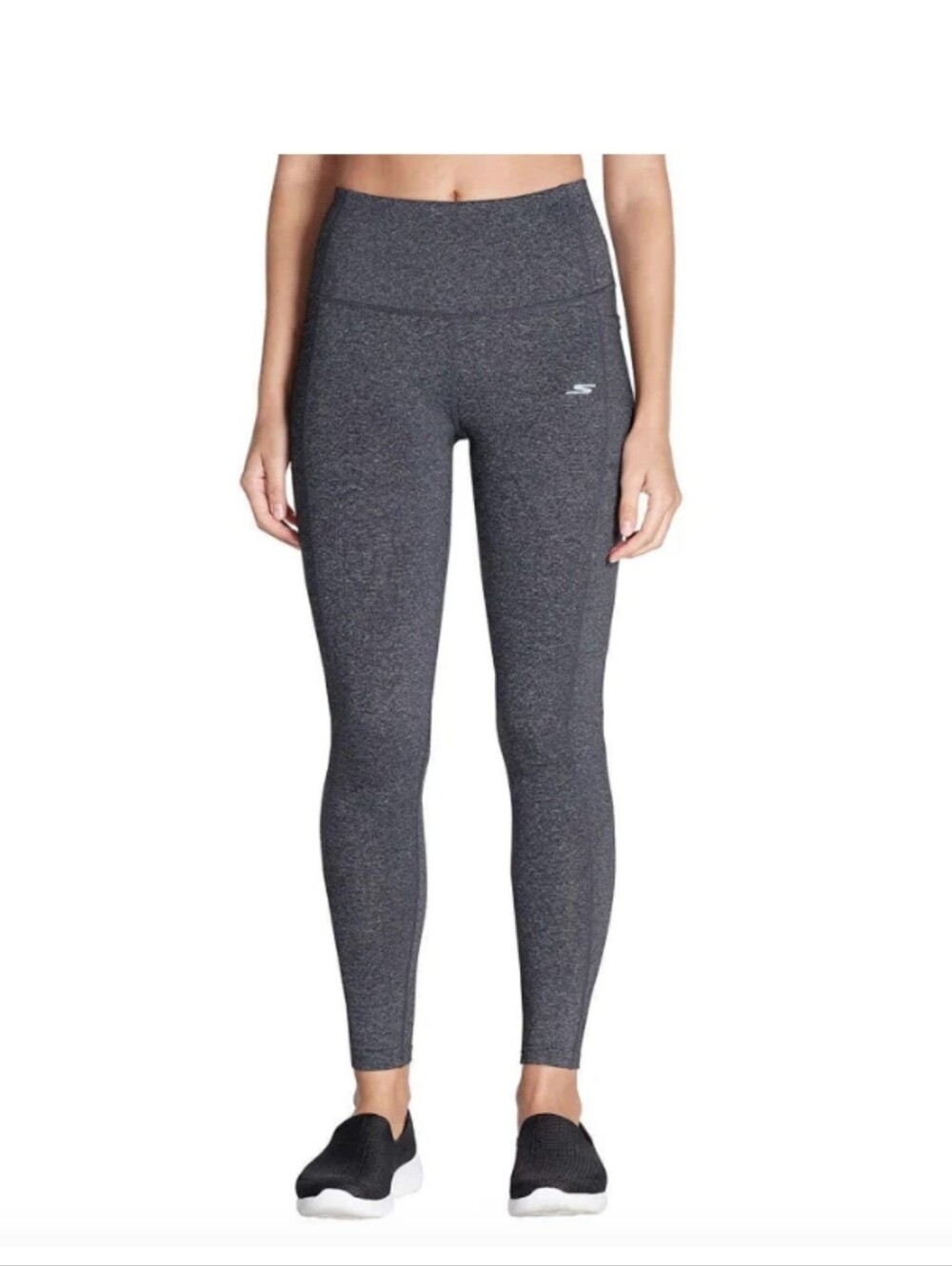 NWT Skechers GOwalk GOFLEX High Waisted Leggings Heather Charcoal Medium